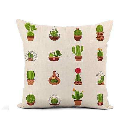 Amazon Com Awowee Flax Throw Pillow Cover Blue Arizona Different