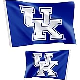Desert Cactus University of Kentucky Flag Double Sided Wildcats UK Banners 100% Polyester Indoor Outdoor 3x5 feet Flags (Double Sided - Flag 1)