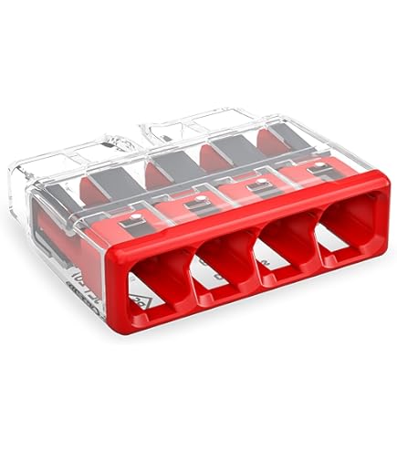 Wago 773-166 Wall-Nuts 6-port Black Push-in Wire Connectors - Foto 11