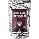 Soeos Whole Black Peppercorns, Grade AAA, Black Peppercorns for Grinder Refill, Whole black Peppercorns Bulk, 16 Ounce.