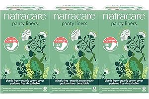 NATRACARE Panty Liners Curved 30ct - Panty Liner ( Pack of 3)