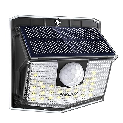 Mpow Lámpara Solar, 30 LED Luz Solar de Exterior, Ángulo de Iluminación de 270