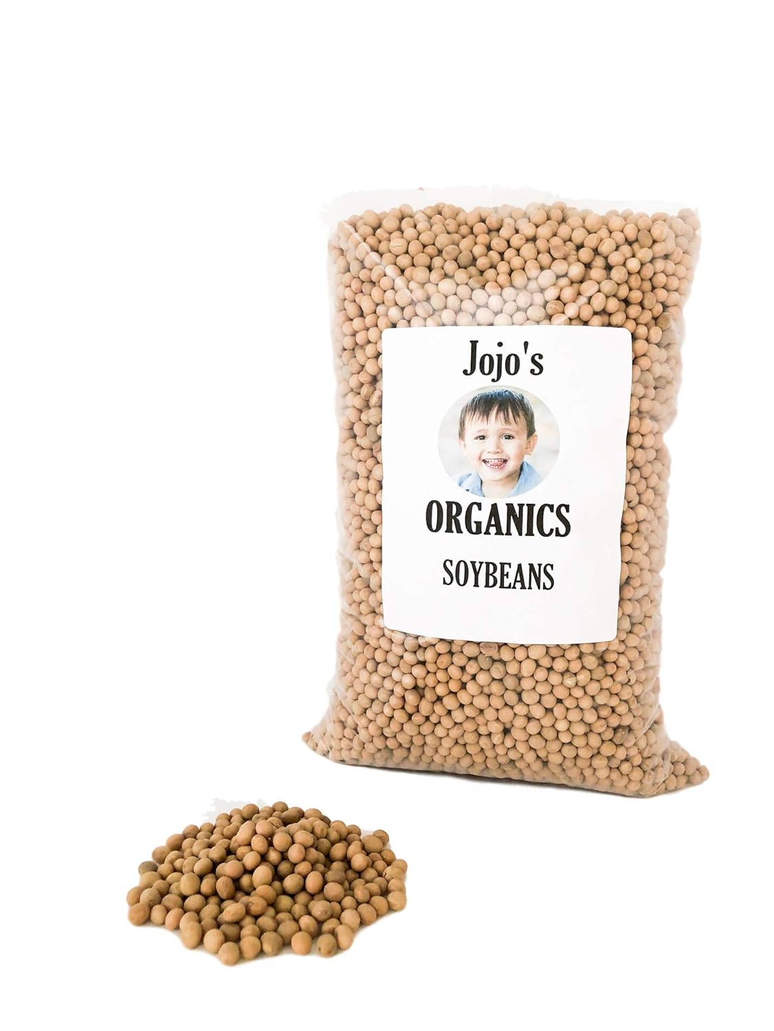 Organic Soybeans 5 lbs by Jojo's Organics Whole Soy