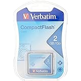 Verbatim 2GB CompactFlash Memory Card, Black, Model Number: 47012