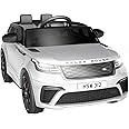 Jojoka Ride on Cars for Kid 4-8, 12V Licensed Land Rover Ride Electric Car for Kids with Parent Remote Control, MP3 Player, Rocking, Pull Rod