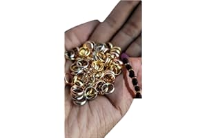 Bead It Wear It Love It 10 Stainless Steel Hair Beads for Loc Braids Twist and Natural Hair, Loc Beads, Dreadlock Hair Accessories, Loc Jewelry (8mm, Gold)