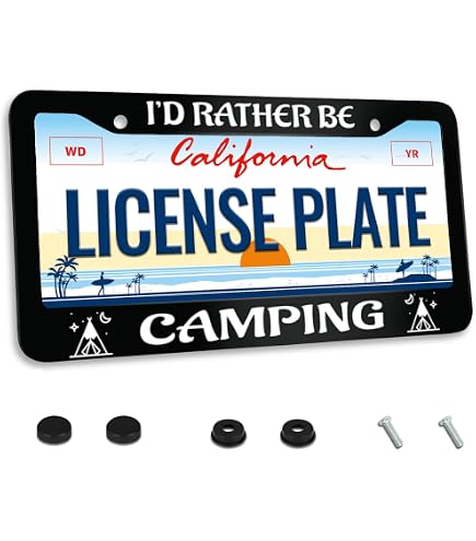 Black & White Zebra Print License Plate Frame - Aluminum, 12x6 Inch, 2-Hole Design For US Vehicles - View #5