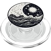 Sun and Moon Lover Astronomy Astrology Stargazer PopSockets PopGrip for MagSafe