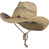 e4Hats.com Western Style Cowboy Hat | Outdoor activity use, straw, spring summer wear, one size, hand wash only
