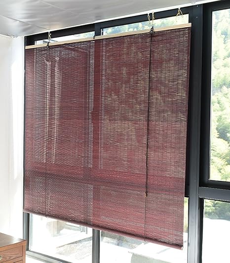 Caijun Bamboo Curtain Custom Curtains Retro Bamboo Curtain Curtain