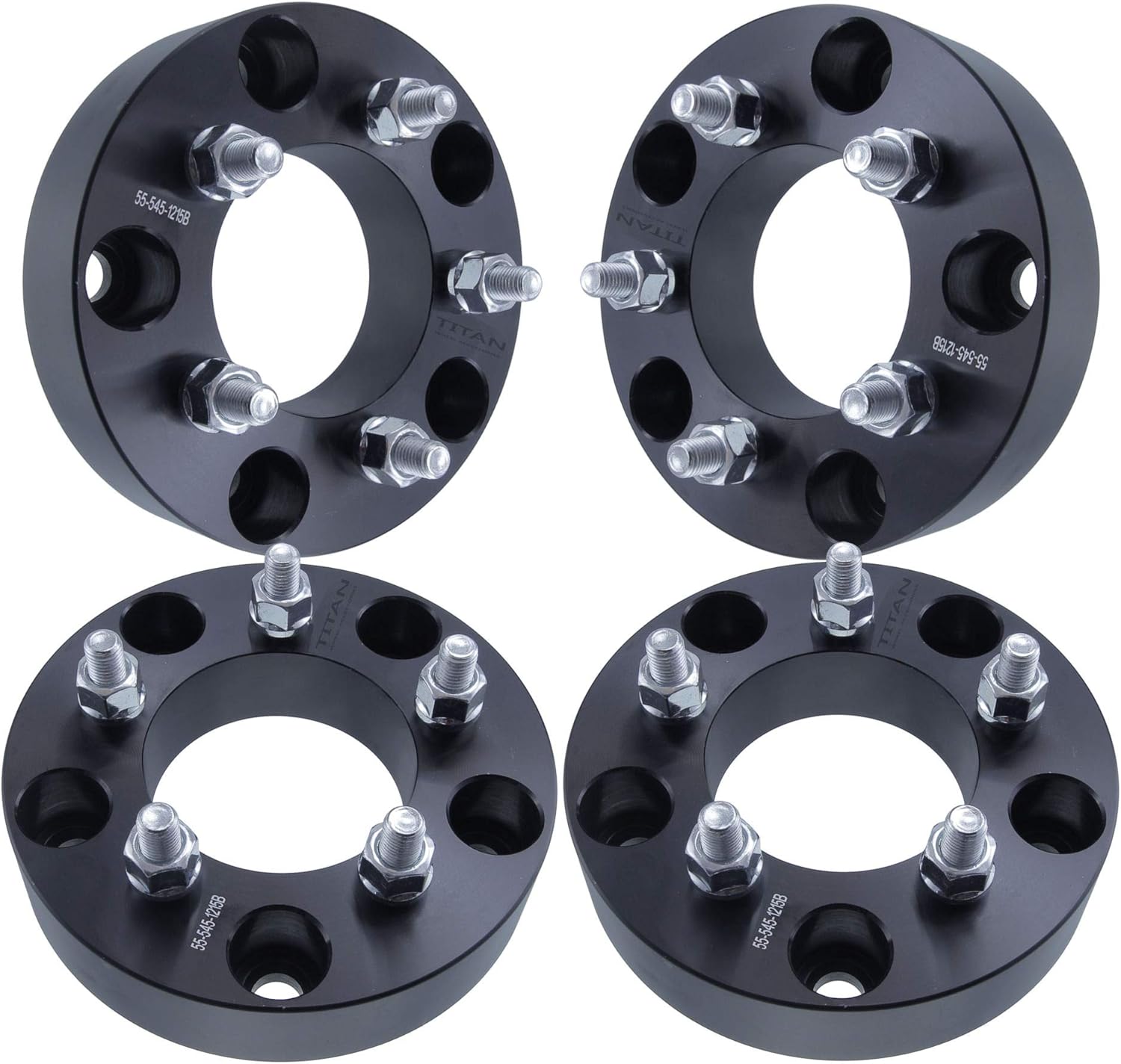 Accessories & Parts Silver Spacers Changes Bolt Pattern 71.5mm Bore, 1