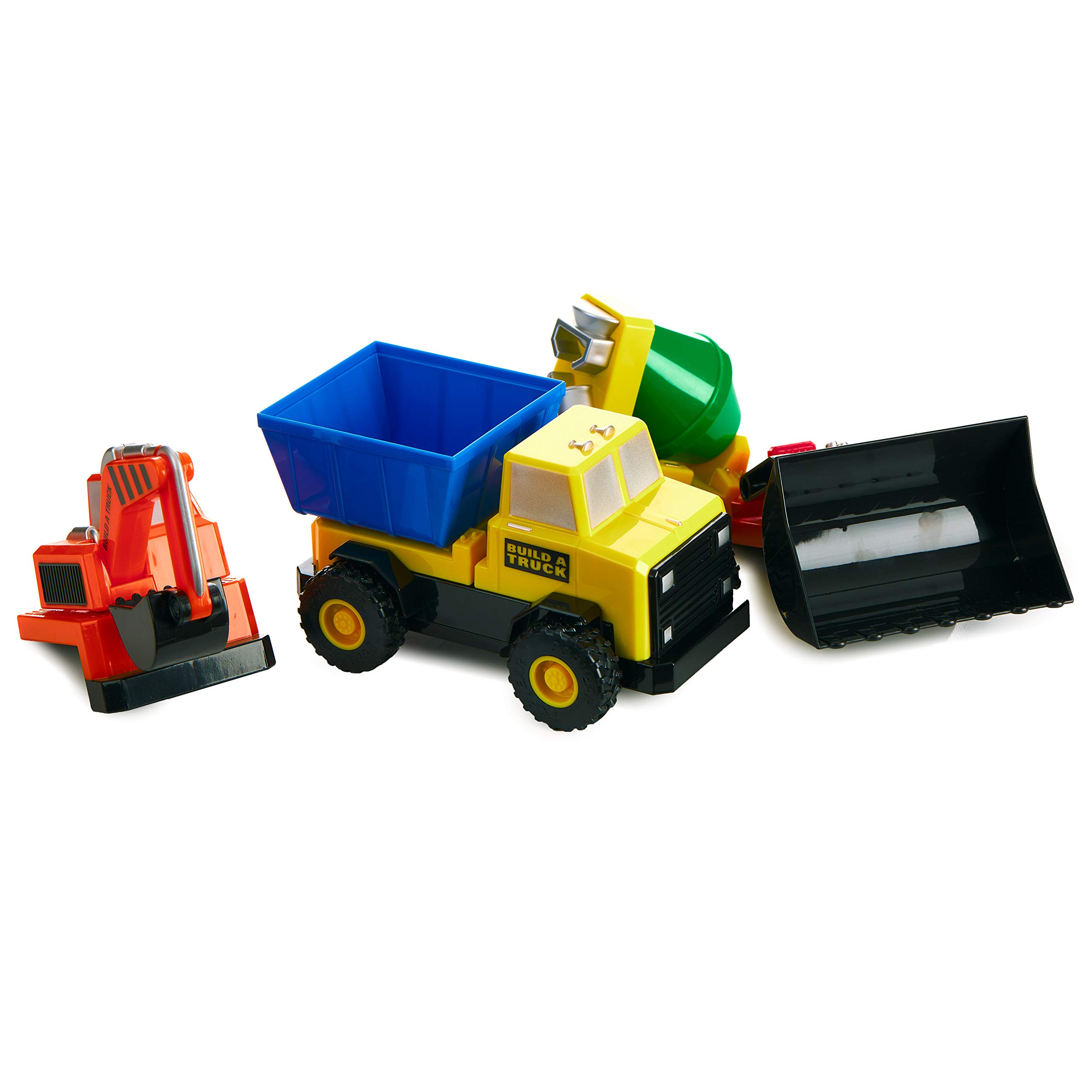 Photo 1 of Magnetic Build-A-Truck Construction Magnetic Toy Play Set, 5 Pieces