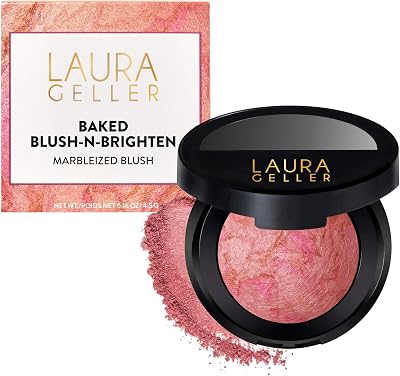Laura Geller New York Baked Blush-n-Brighten Marbleized Blush Pink Buttercream