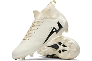 TOPSFEBA Soccer Cleats for Mens Womens Indoor Soccer Shoes Unisex Baseball Turf Shoes Youth Rugby Shoes Adult AG FG TF Football Boots Wide Training Sneaker