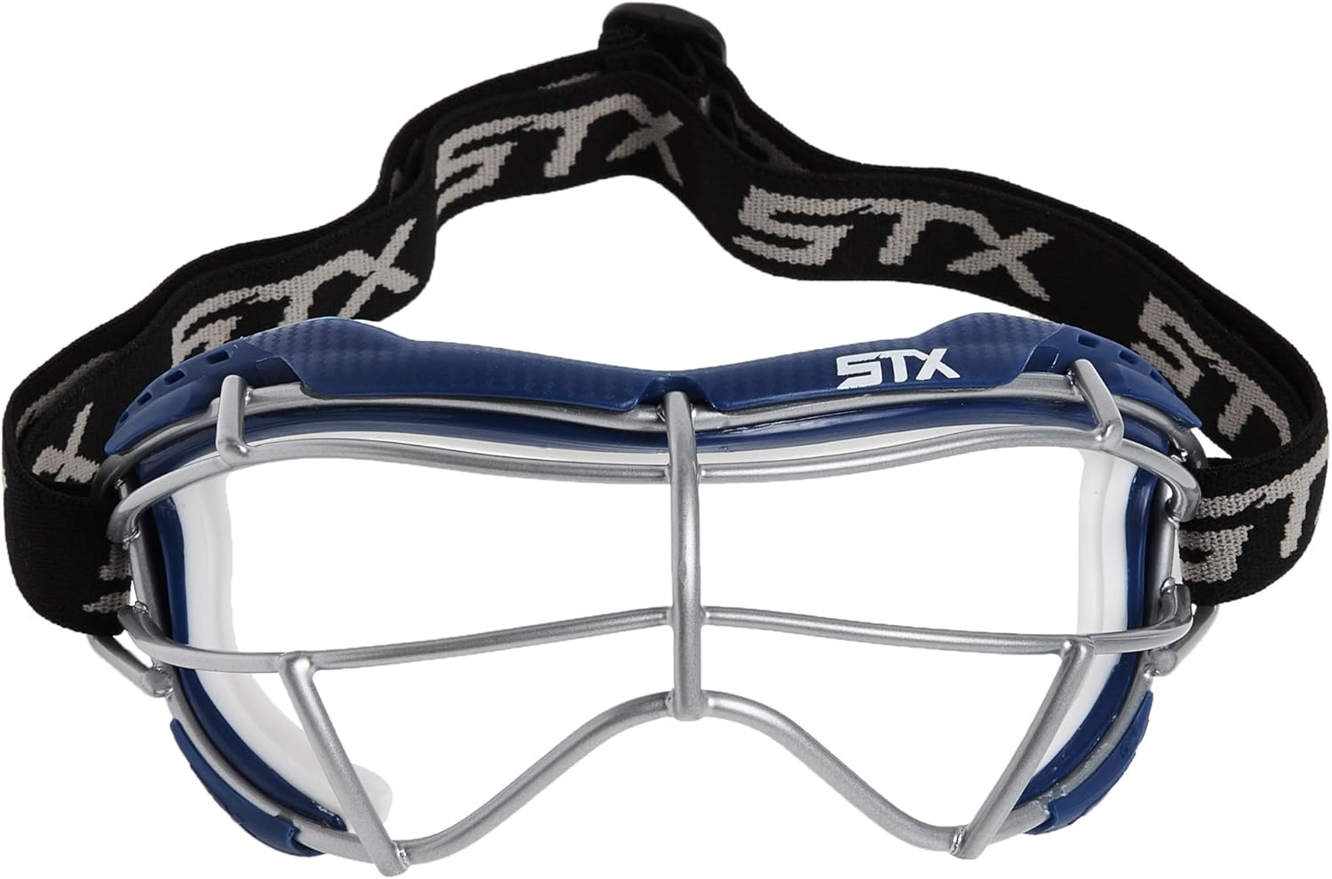 STX Lacrosse Focus-S Goggle, Royal/White: Sports & Outdoors