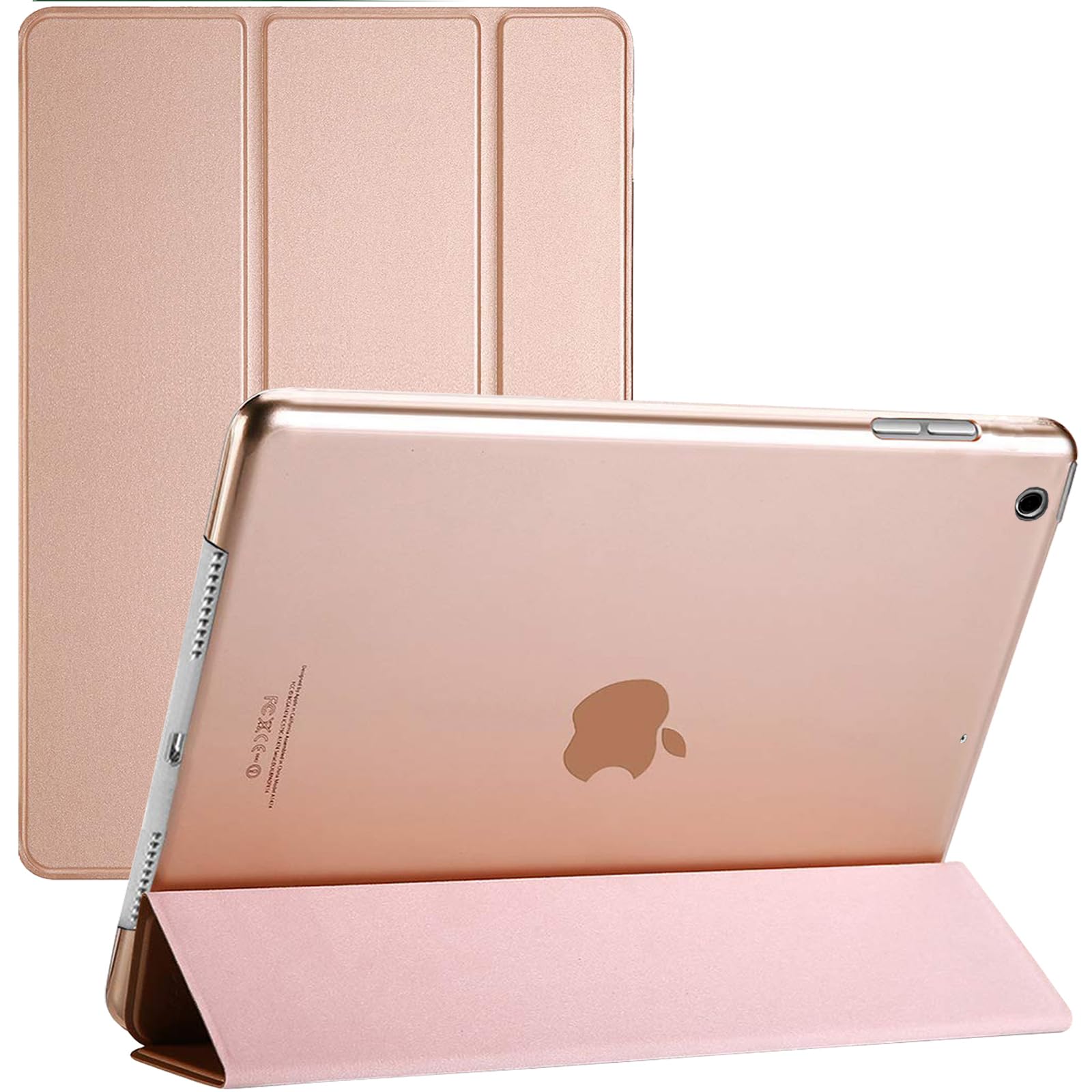 For iPad 10.2" (9th/8th/7th Generation 2021/2020/2019) Smart Case Ultra Slim Magnetic Cover with Auto Wake/Sleep for Apple iPad 10.2 (Rose Gold) โ image 1