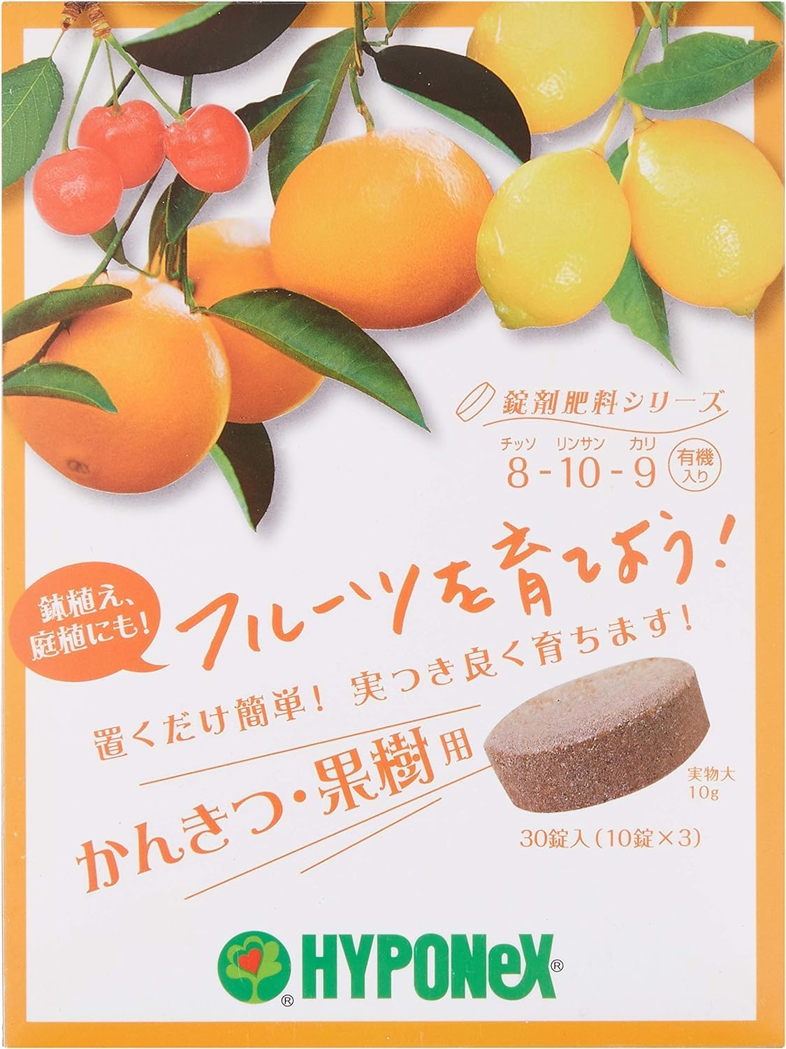 ハイポネックスジャパン 肥料 錠剤肥料シリーズかんきつ・果樹用 30錠商品画像