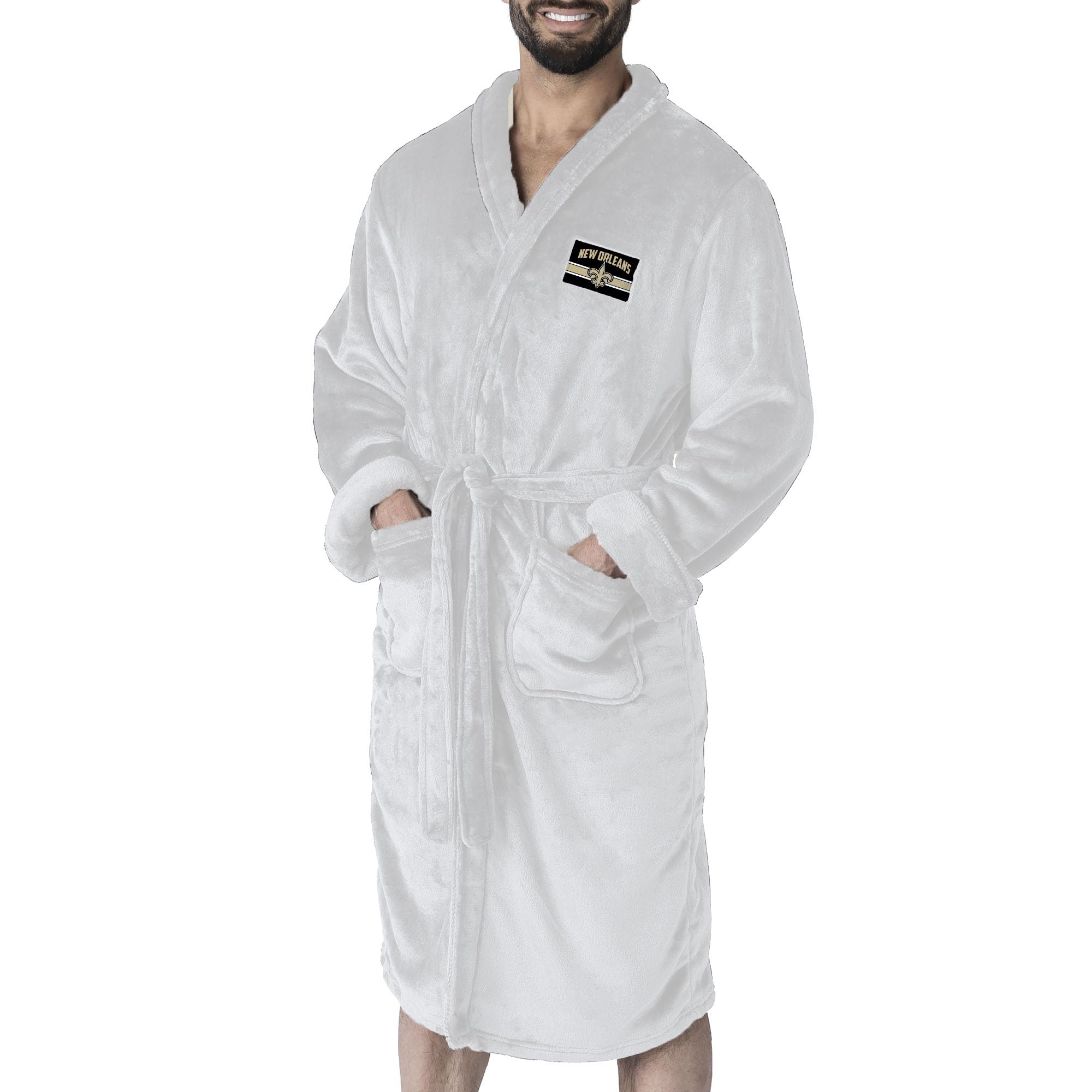NFL New Orleans Saints Rollout Silk Touch Robe with