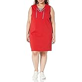 Tommy Hilfiger Women's Work-friendly Lace Up Sleeveless Dress