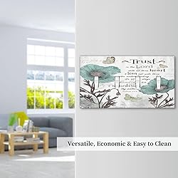 Wpshijia Rustic Teal Tulip 4 Gang Decorative light