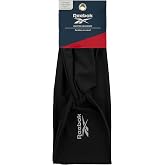 Reebok 1pc Wide Knotted Headwrap - Secure, Lightweight, Damage-Free Hold | Quality Gym Hair Accessories for Active Comfort