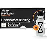 ZBiotics — Feel Better After Drinking, Wake Up Refreshed, Science-Backed, Patented Probiotic for Easier Mornings, Travel-Friendly, 6-Pack of 0.5 Fl Oz Bottles