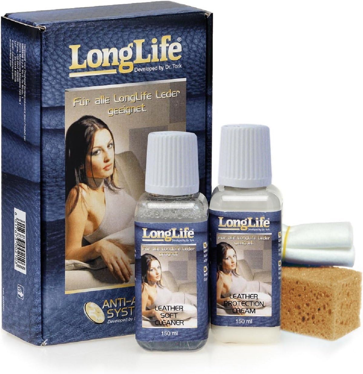 Long Life Leather Care System Midi Kit