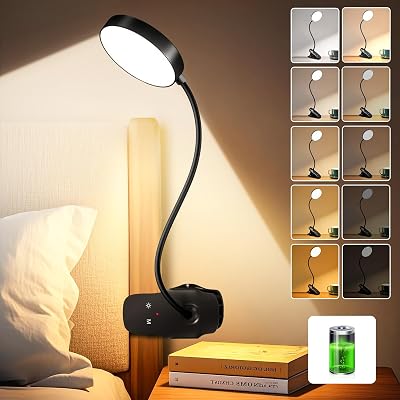 One Fire Desk Lamp 1800mAh Wireless USB Light 5 Colors 5 Brightness