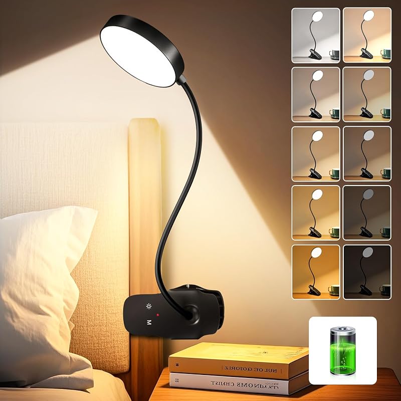 One Fire Desk Lamp 1800mAh Wireless USB Light 5 Colors 5 Brightness