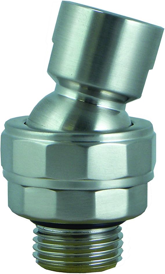 Showerhead Swivel Ball Connector Finish Brushed Nickel Shower