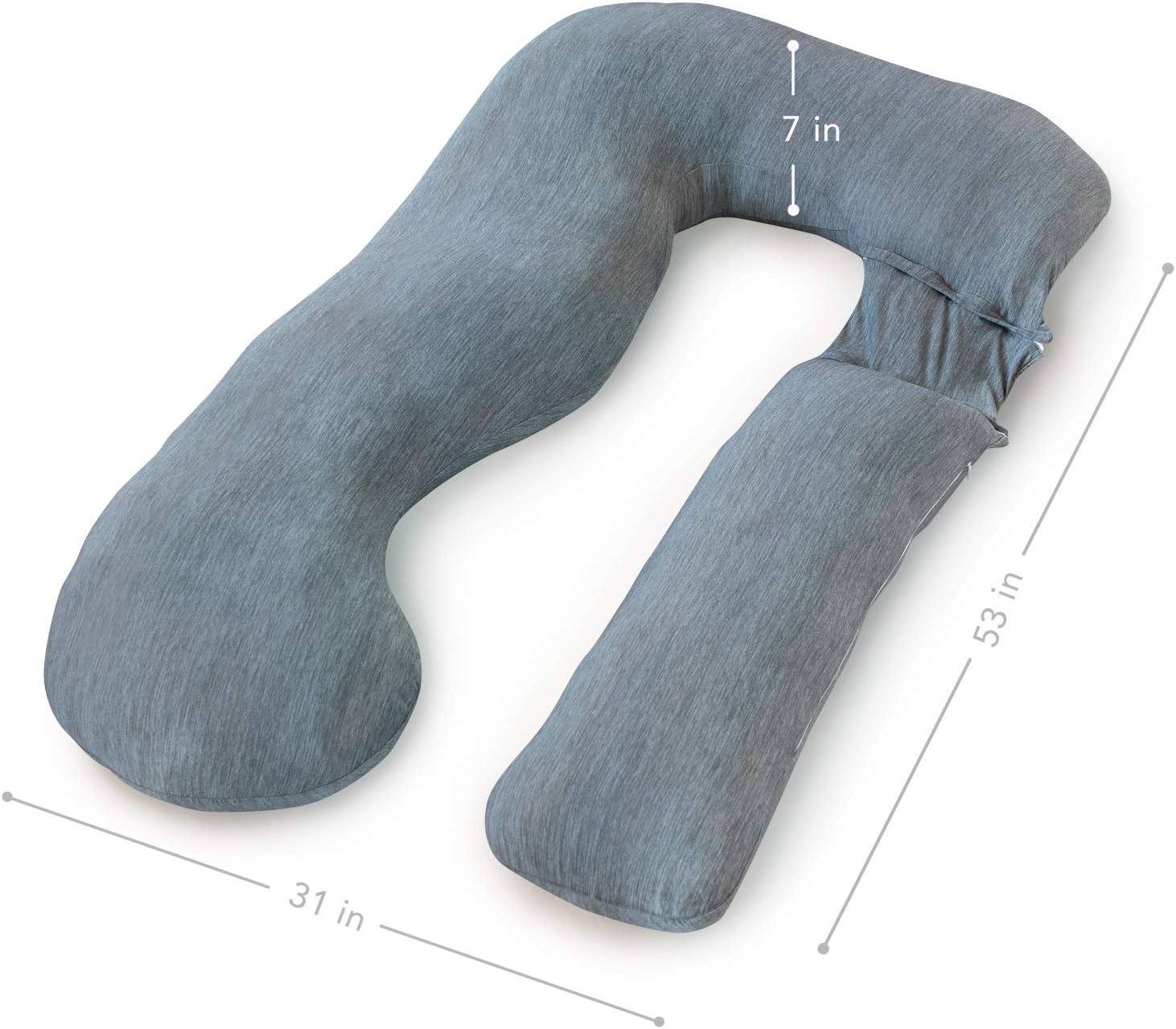 PharMeDoc Pregnancy Pillow, U-Shape Full Body Maternity Pillow with Travel & Storage Bag, Support Detachable Extension: Home & Kitchen
