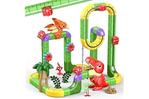 Dinosaur Toy for Boys 3-9,Chardfun Magnetic Train Set Boys Toys Age 3-6 Dinosaur Toys Train Toy for 4-9 Year Old Kids Boys ST