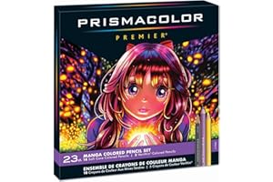 Prismacolor Premier Colored Pencils, Manga Colors, Adult Coloring, 23 Pack