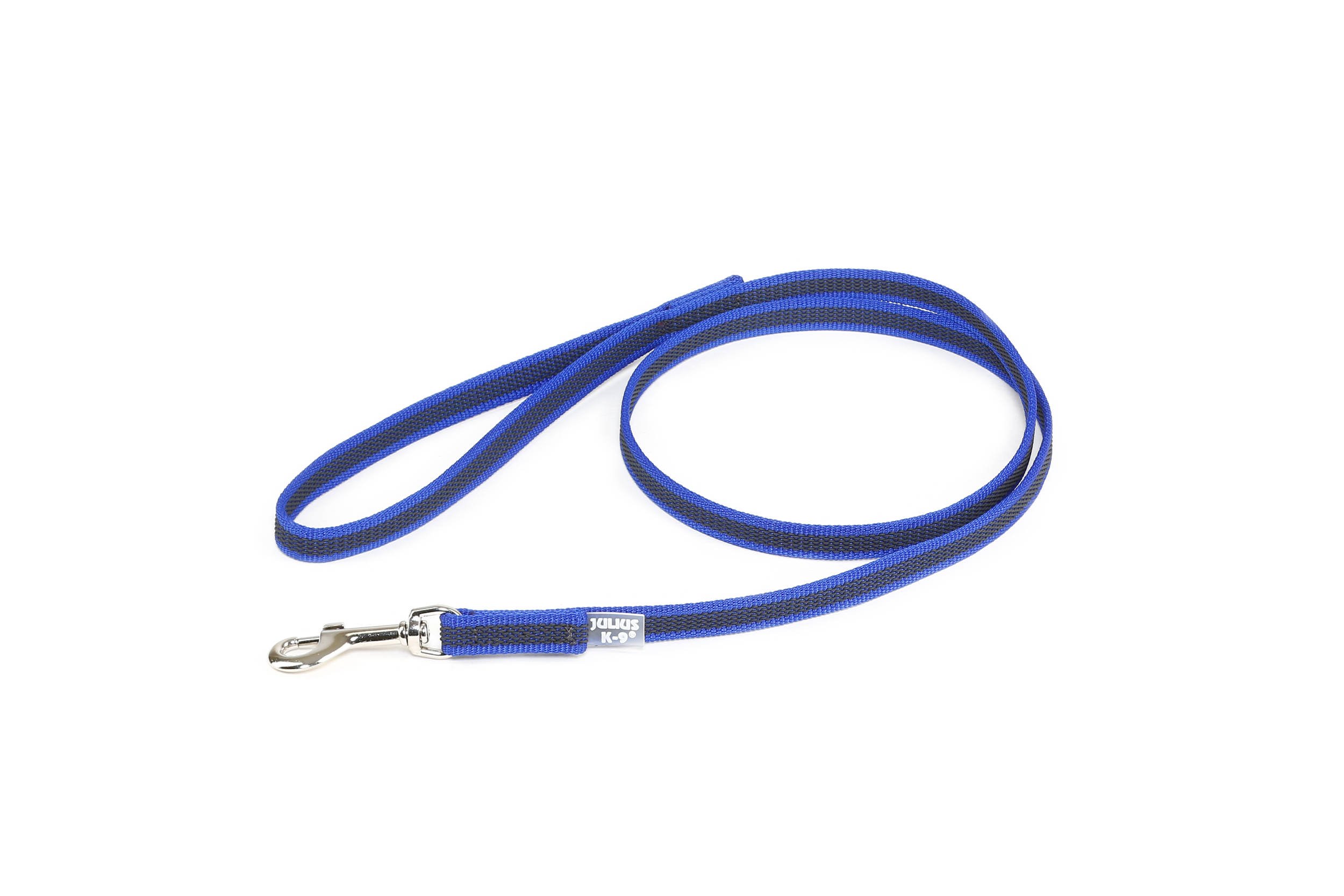 Color & Gray Super-Grip Leash with Handle, 14 mm x 1,2 m, Blue-Gray