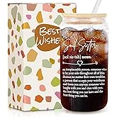 Frerdui Birthday Gifts for Women Best Friend, Gifts for Women Friends, Friendship Gift, Gift for Best Friend Bff - 16oz Soul Sister Cup