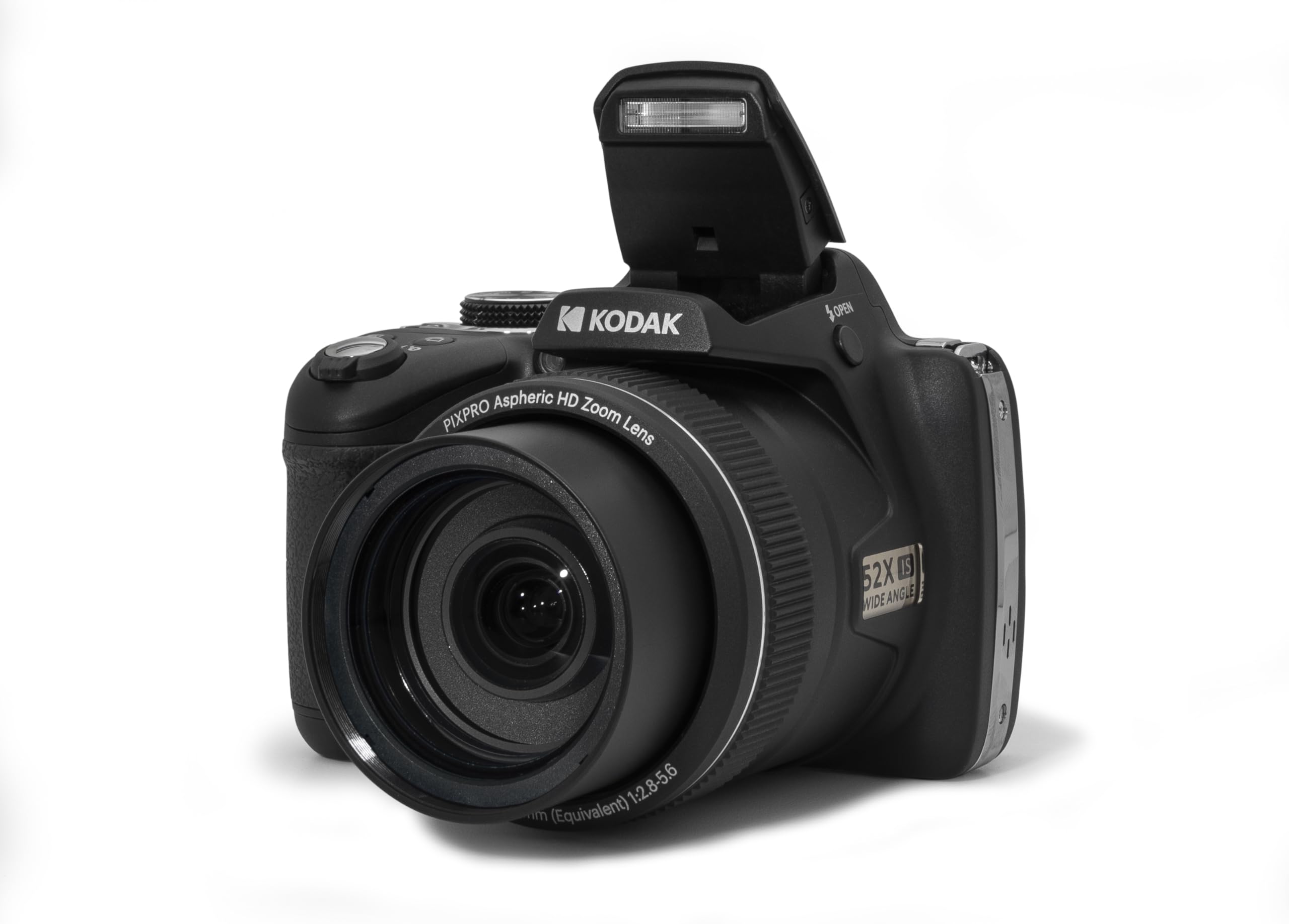 KODAK PIXPRO Astro Zoom AZ528-BK 16 MP Digital Camera with 52x Optical Zoom 24mm Wide Angle Lens 6 fps Burst Shooting 1080P Full HD Video Wi-Fi Connectivity and a 3