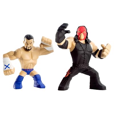 WWE Rumblers CM Punk and Kane Action Figure, 2-Pack