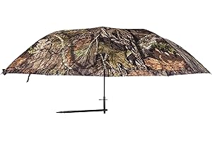 Ameristep Hunter's Umbrella | Durable Portable Weather-Resistant Mossy Oak Break-Up Country Camo Treestand Roof or Ground Blind Shield