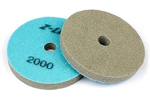 Z-Lion Granite Marble Sponge Fiber Polishing Pads Abrasive Polishing Wheel(4 pcs,4 Inches)