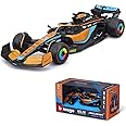 Bburago 1/43 Scale Formula 1 McLaren F1 MCL36#3 Daniel Ricciardo and #4 Lando Norris Alloy Car Die Cast Model Collection Gift (#3 Daniel Ricciardo)