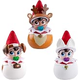 The Elf on the Shelf Frost Pips Mini Blooms Elf Baby Costumes | Official Arctic Fox, Reindeer and Saint Bernard outfits, ages 3+, baby Elf doll not included
