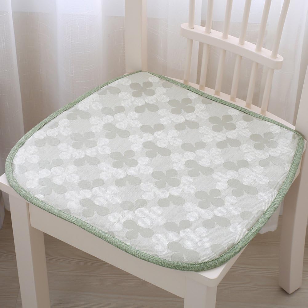 VDEGHSDGHFDDS Summer ice silk seat cushion,Rattan chair cushion,Mat dining chair cushion sponge chair mat-I 45x45cm(18x18inch)