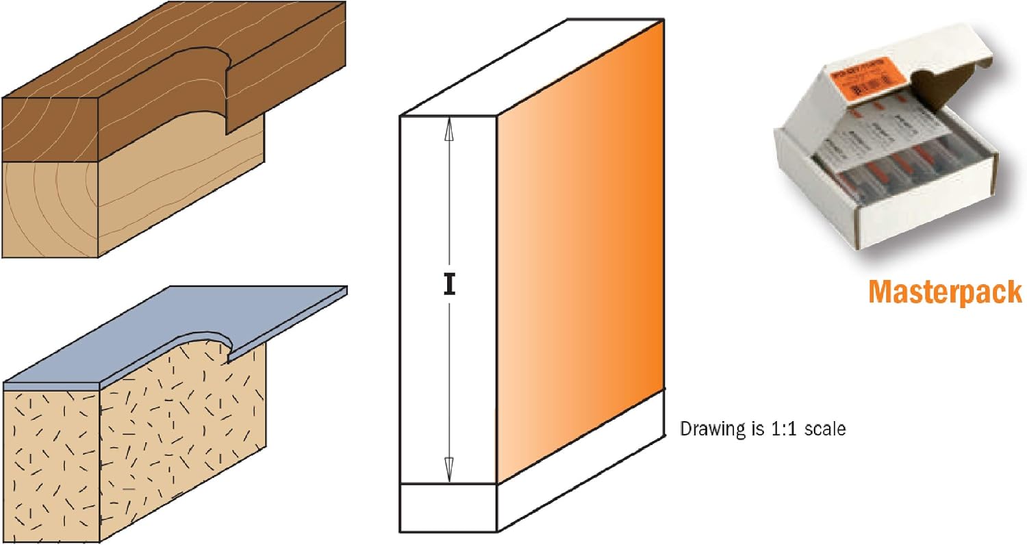 CMT Orange Tools 906.095.11 Hm S 8 D 9.5 x 25, 9.5x25 - Image 3