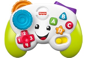 Fisher-Price Baby & Toddler Toy Laugh & Learn Game Controller, Green, Musical Learning Activity for Pretend Play Infants Ages 6+ Months