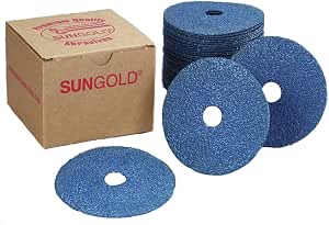 thumbnail image 2 of Sungold Abrasives 87505 Sanding Discs - 60 Grit Silicon Carbide Edger Discs For Floor Sanders (50 Pack) 2 of 13