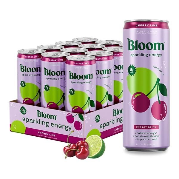 BLOOM NUTRITION SPARKLING ENERGY DRINK – NATURAL CAFFEINE,...