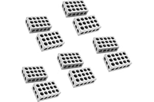 TINVHY 5 Matched Pair Precision 1-2-3 Blocks 23 Holes 0.0002 Machinist Hardened Steel RC 55-62 123 Jig for Milling Machine