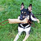 Hyrew FANTESI Jute Bite Pillow Tug Toy for Medium to Large Dogs - Style 2 view 7