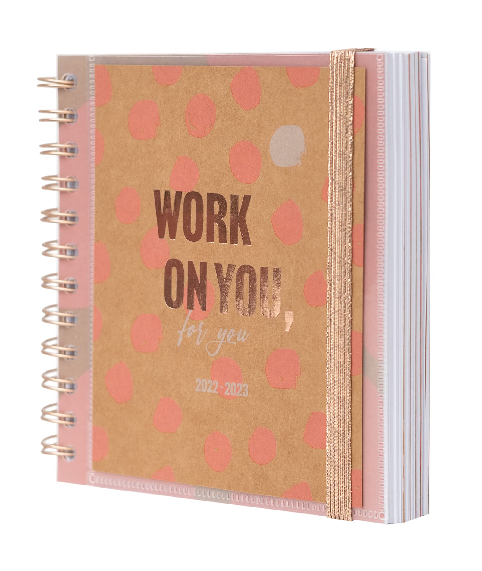 Grupo Erik: Kraft Diary 2022-2023 | Back To School 11 Months Academic Diary Day To Page | August 2022 - June 2023 |Mid Year Diary 2022-2023 With Stickers | Cute Stationery