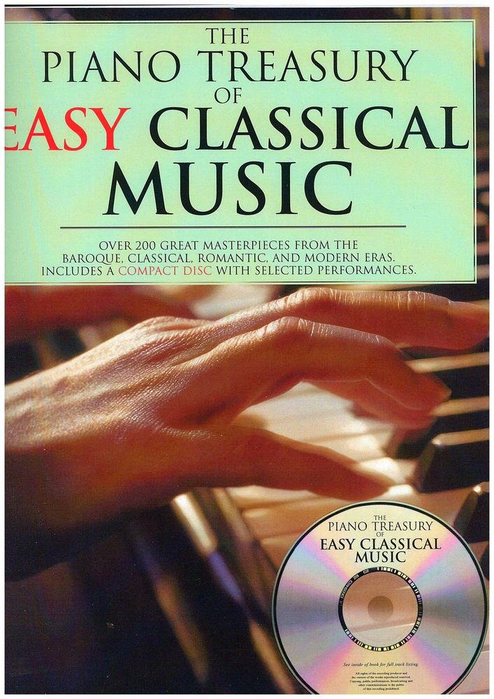 Piano Treasury of Easy Classical Music (Book & CD)